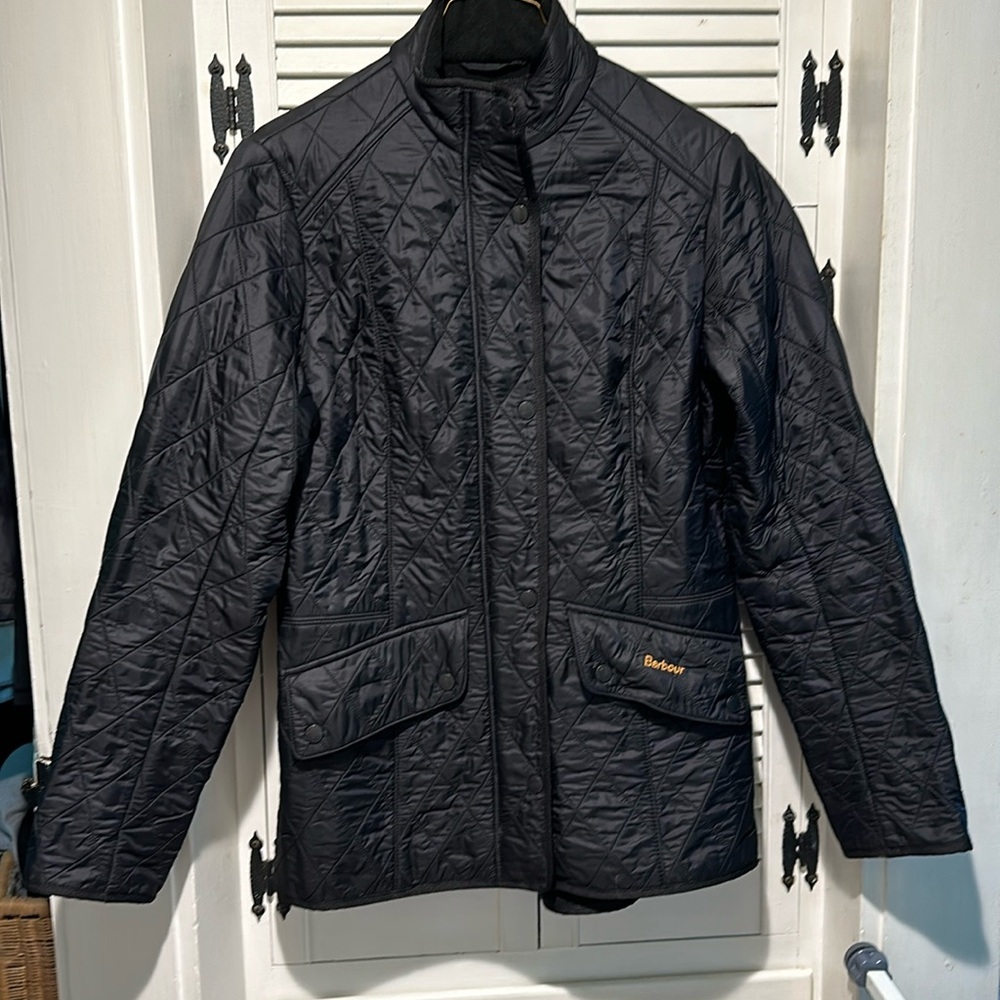 Barbour Calvary Polarquilt jacket. EUC!!